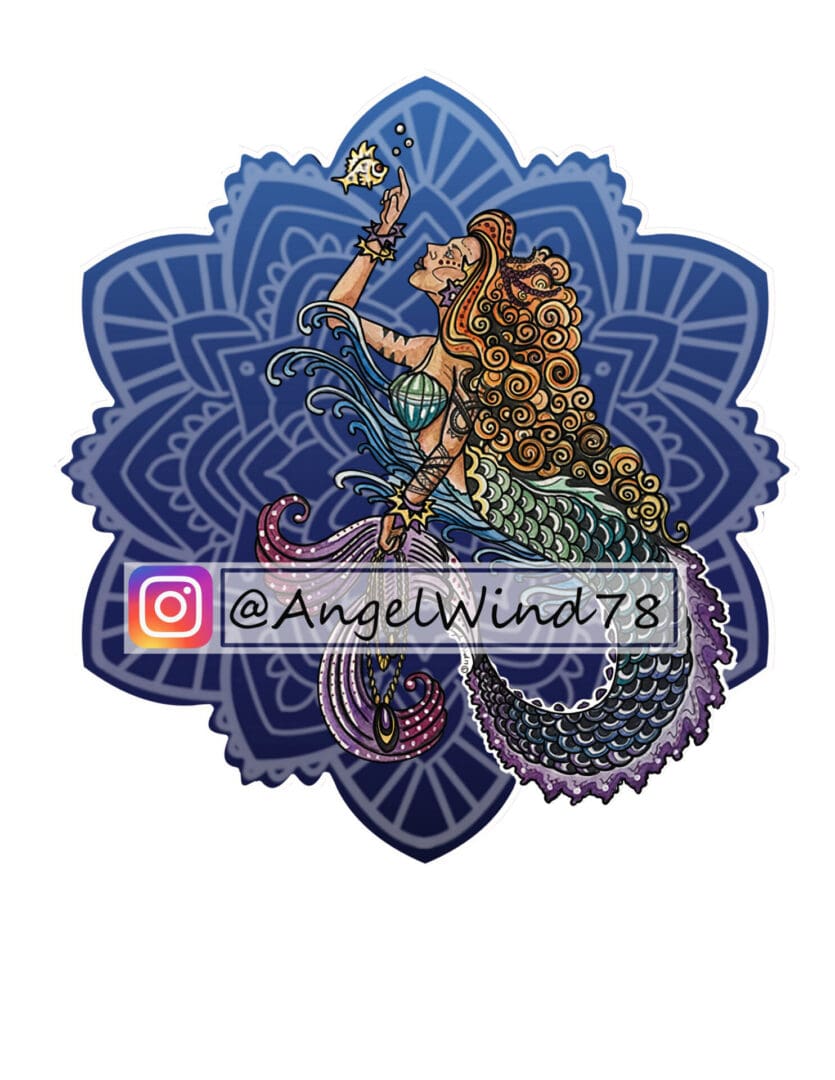2023 Angelwind78 mermaid mandala NEW